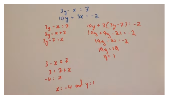 Simultaneous Equations